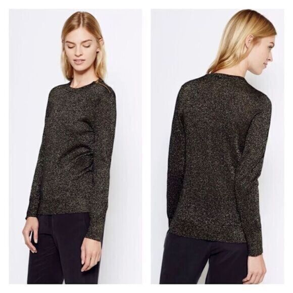 Equipment Sweaters - EQUIPMENT BLACK CASHMERE BLEND CREWNECK SWEATER